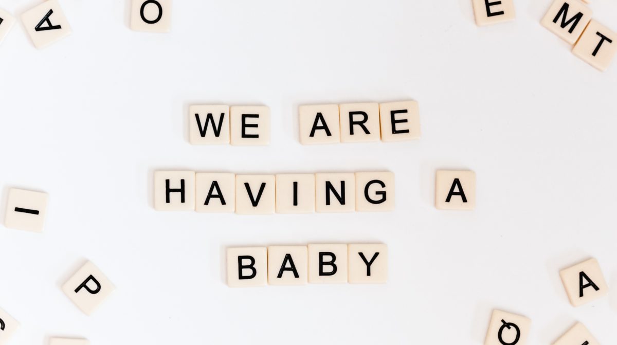 scrabble we are having a baby